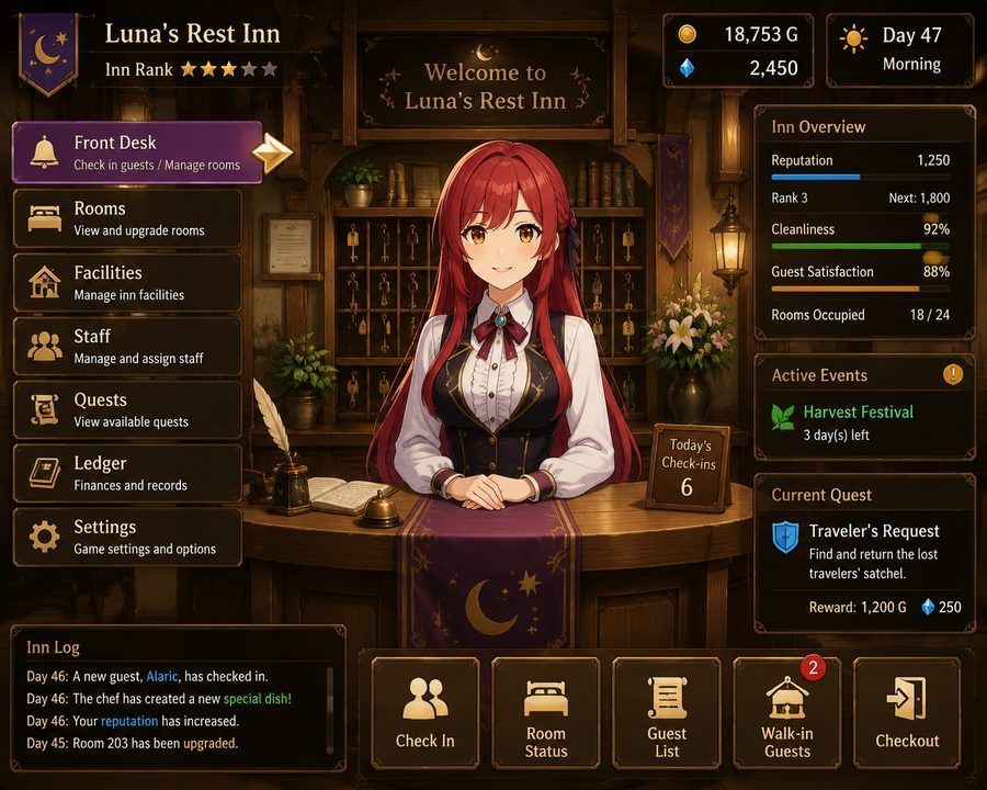 异世界旅馆 场景演出 资料图 3